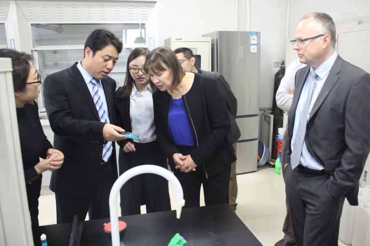 German businessmen have visted the laboratory
