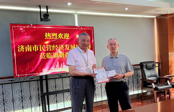 濟南市民營經(jīng)濟發(fā)展局潘榮慶局長來訪